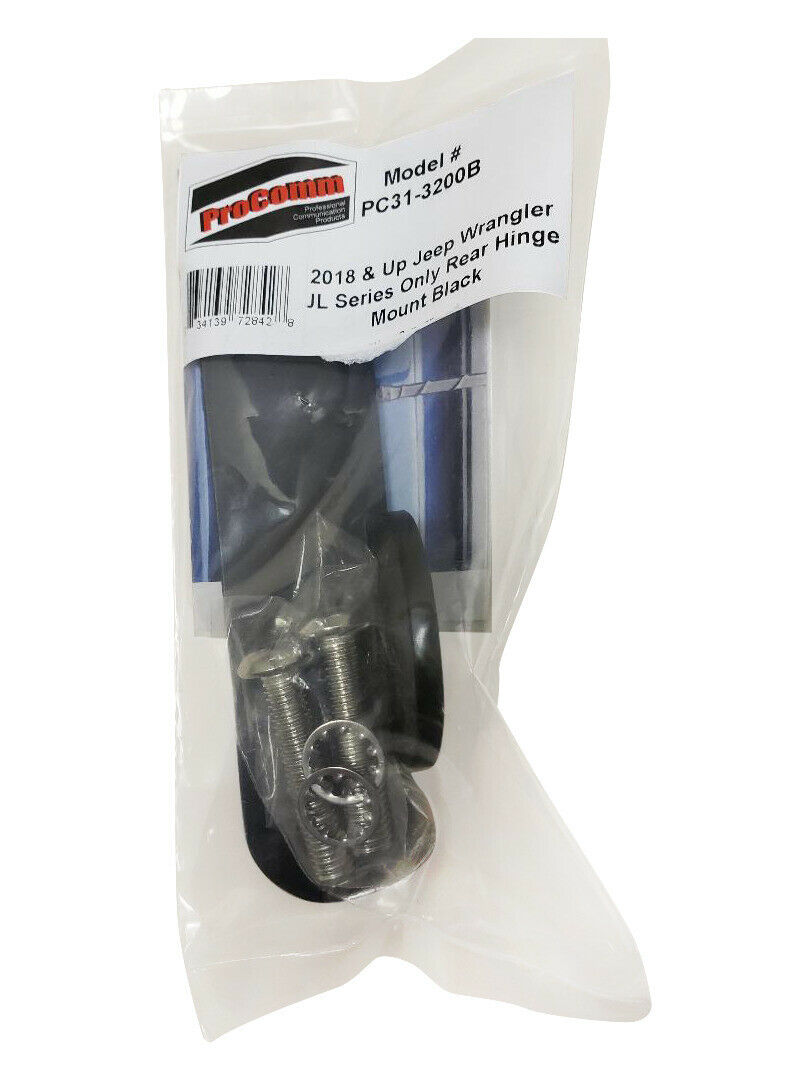 Antenna Mount for 2018 Jeep Wrangler JL, Black Finish