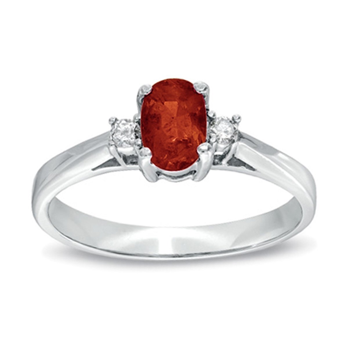 Picture of Louis Creations RL1341RD-9 0.55 CTTW Natural Heated Ruby & Diamond Ring Set&#44; 14K Gold - Size 9