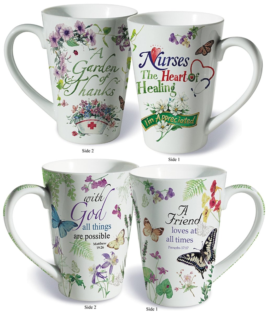 Picture of Lissom Design W35047 Carrillo 2 Piece Friends & Nurses Fine Porcelain Gift Mug Set