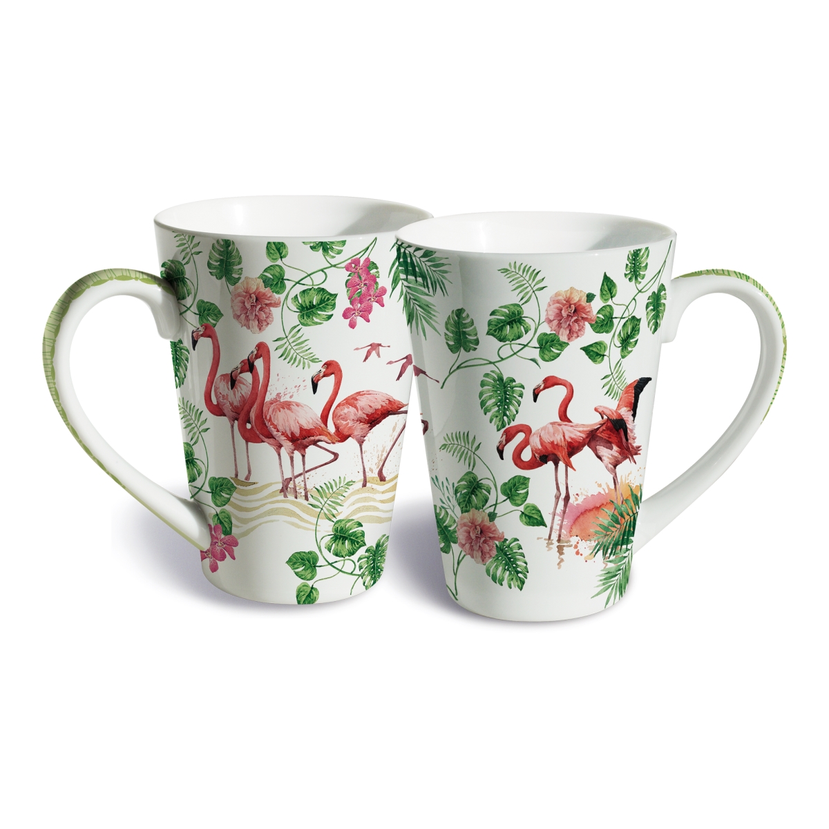 Picture of Lissom Design 35065 12 oz Porcelain Mug - Tropical Paradise