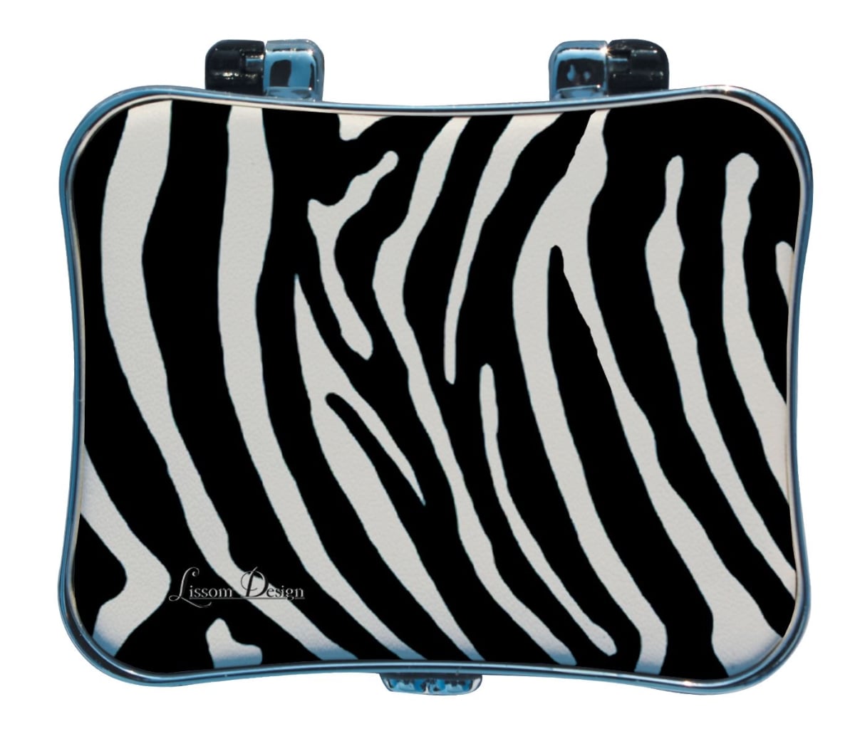 62002 2.88 x 2.38 x 0.88 in. Pill & Jewelry Box - Zebra