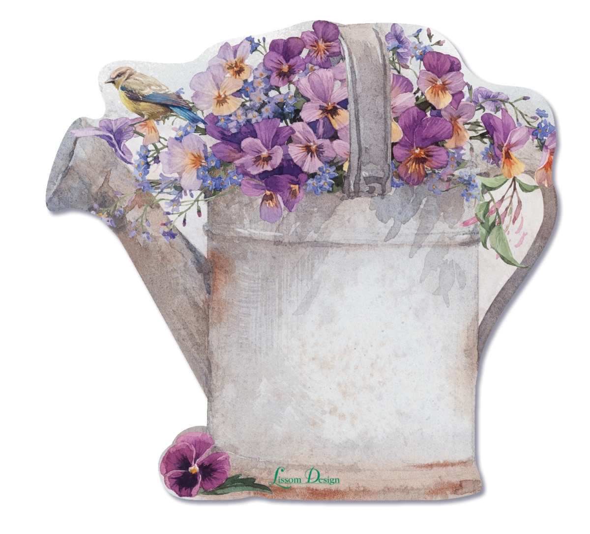 28180 Die Cut Sticky Notepad - Blossom of Hope