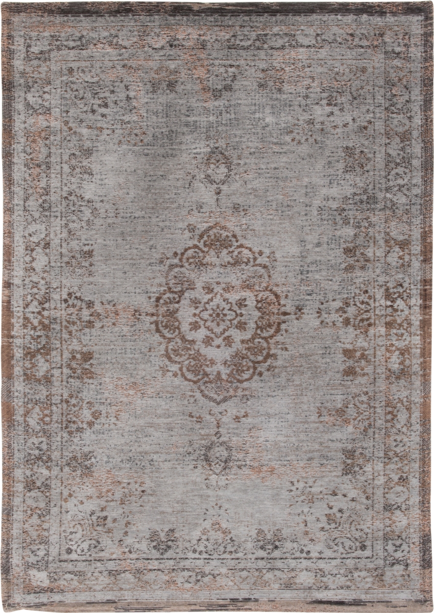 Fading World Medallion Area Rug - Grey Ebony - 2'7in. x 4'11in. - Vintage Design