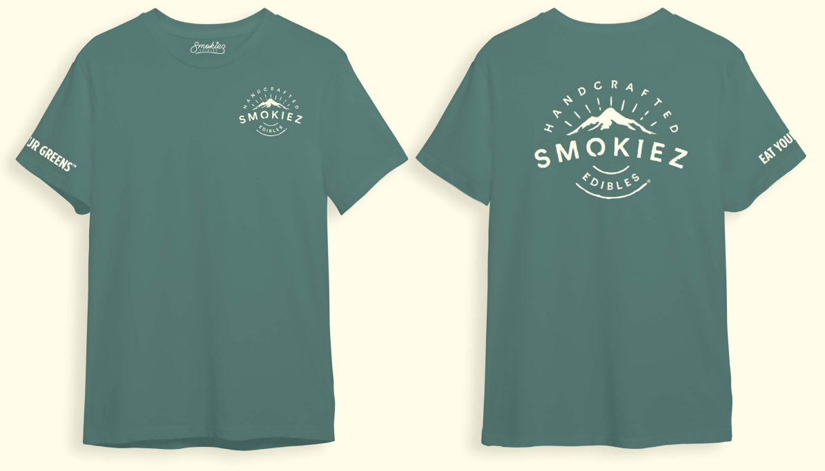 Smokiez Eat Your T-Shirt, Green - Small