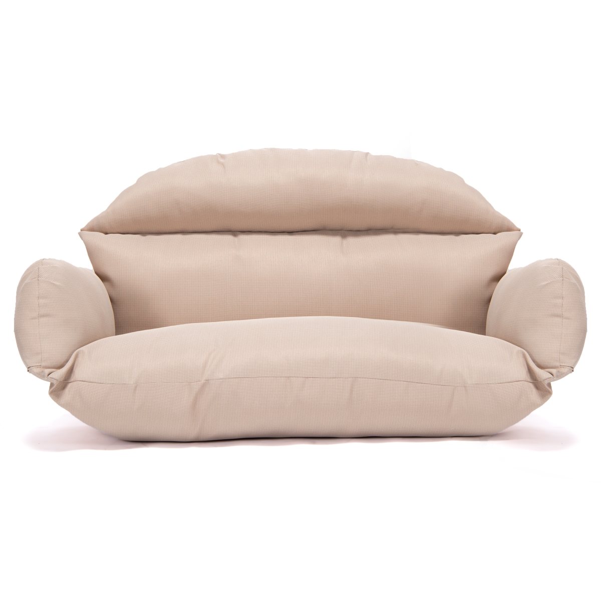 27 x 47 x 20 in. Hanging 2 Person Egg Swing Cushion, Beige