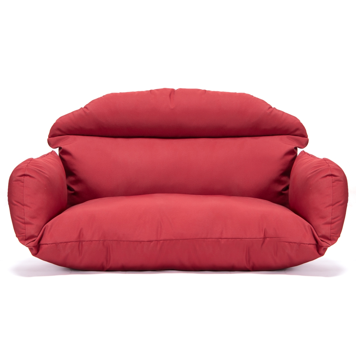 27 x 47 x 20 in. Hanging 2 Person Egg Swing Cushion, Red
