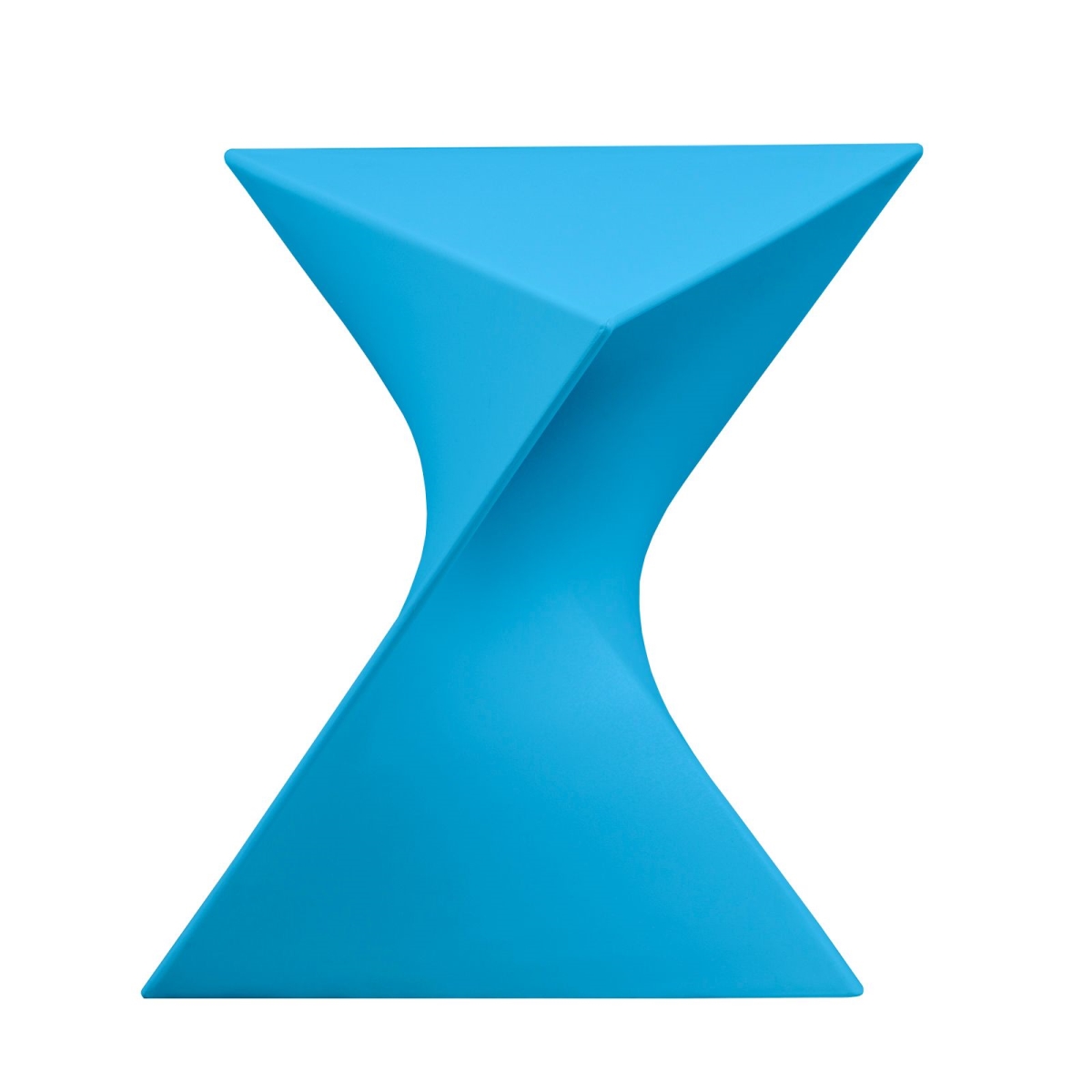 Triangular 15.75 in W, 17 in L, ABS Plastic, Blue