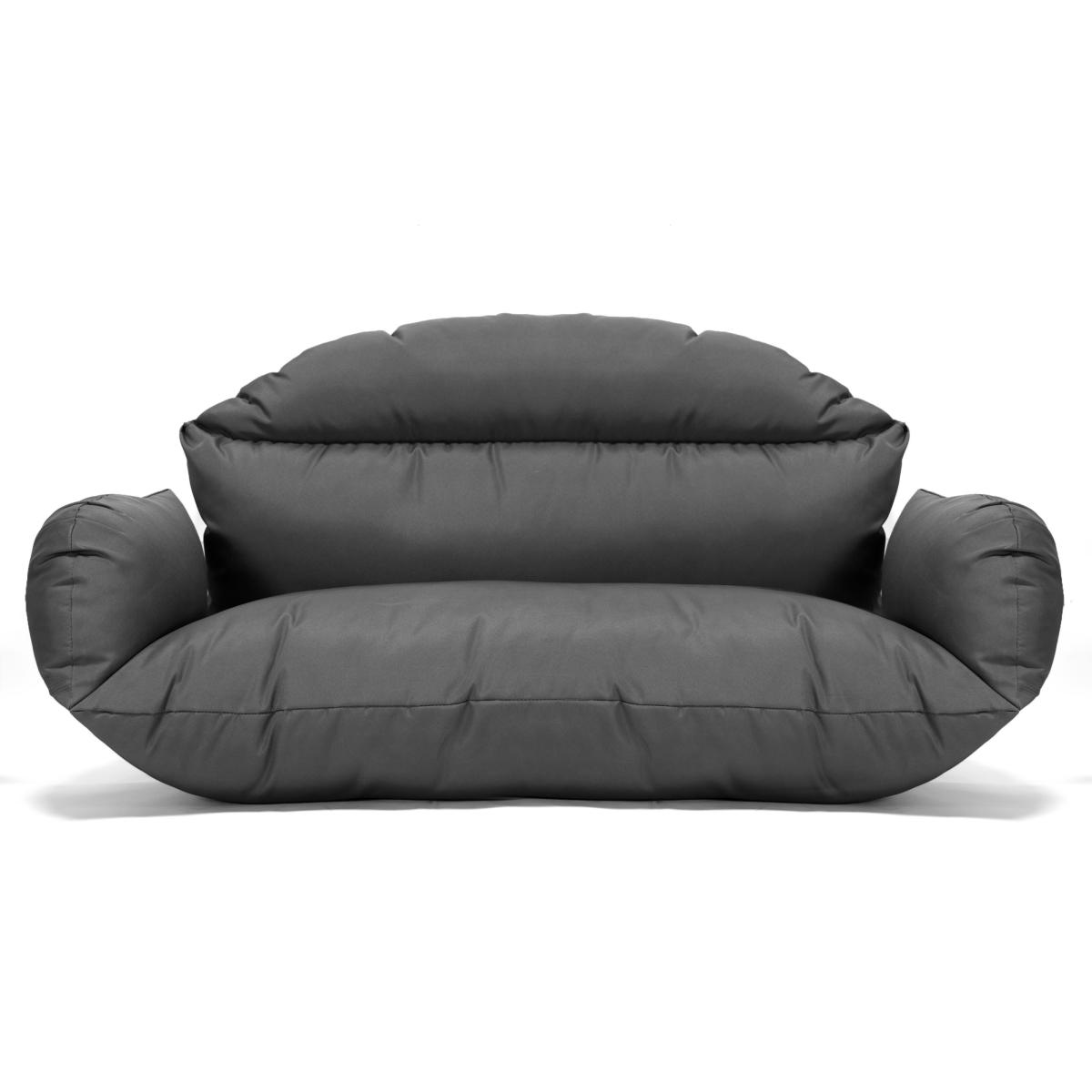 ES57C-DGR Hanging 2 Person Egg Swing Cushion, Dark Grey