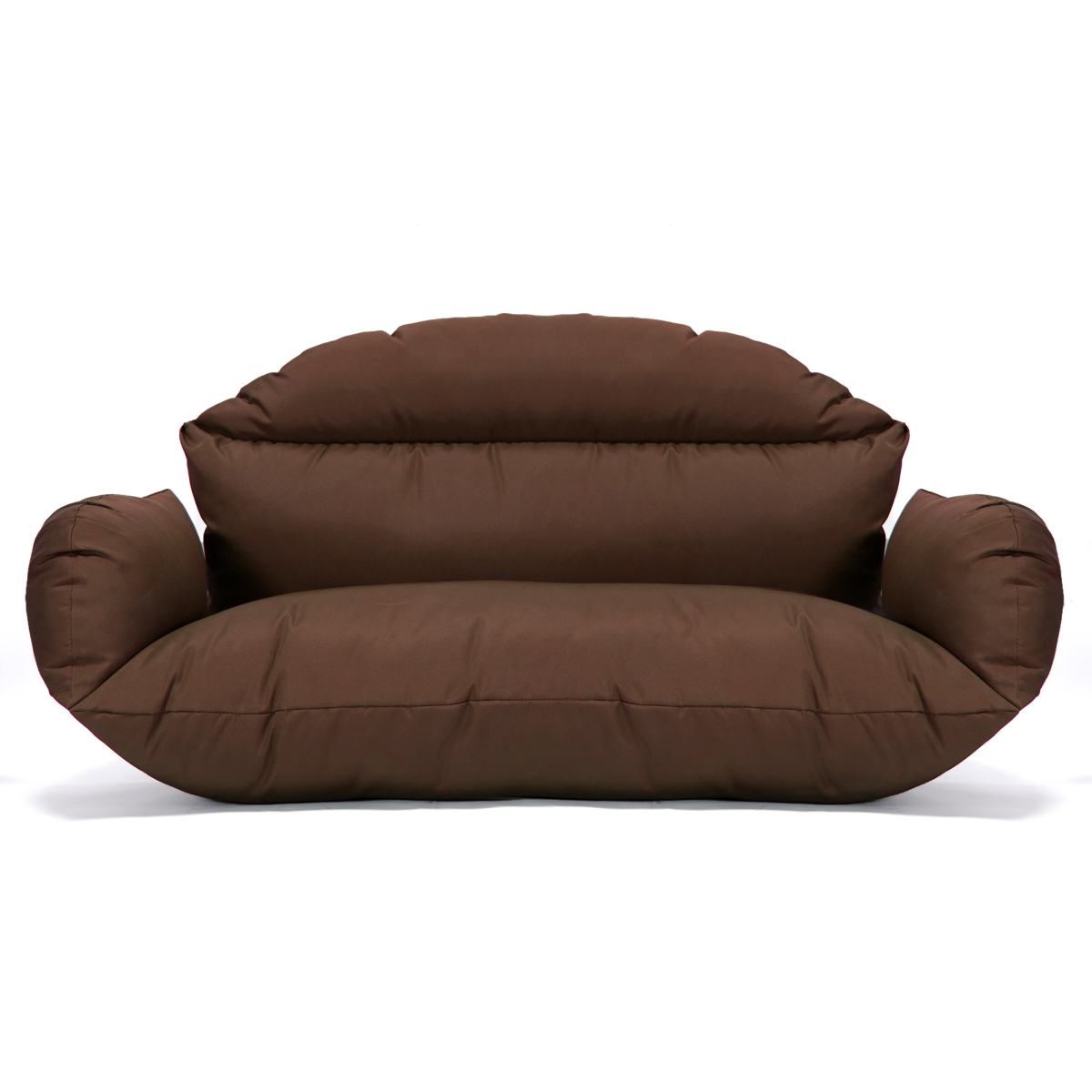 ES57C-BR Hanging 2 Person Egg Swing Cushion, Brown