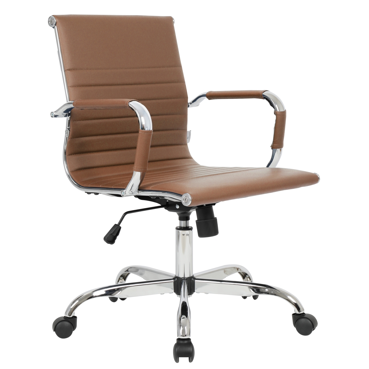 Harris Modern Adjustable Office Chair - Light Brown - Ergonomic Design