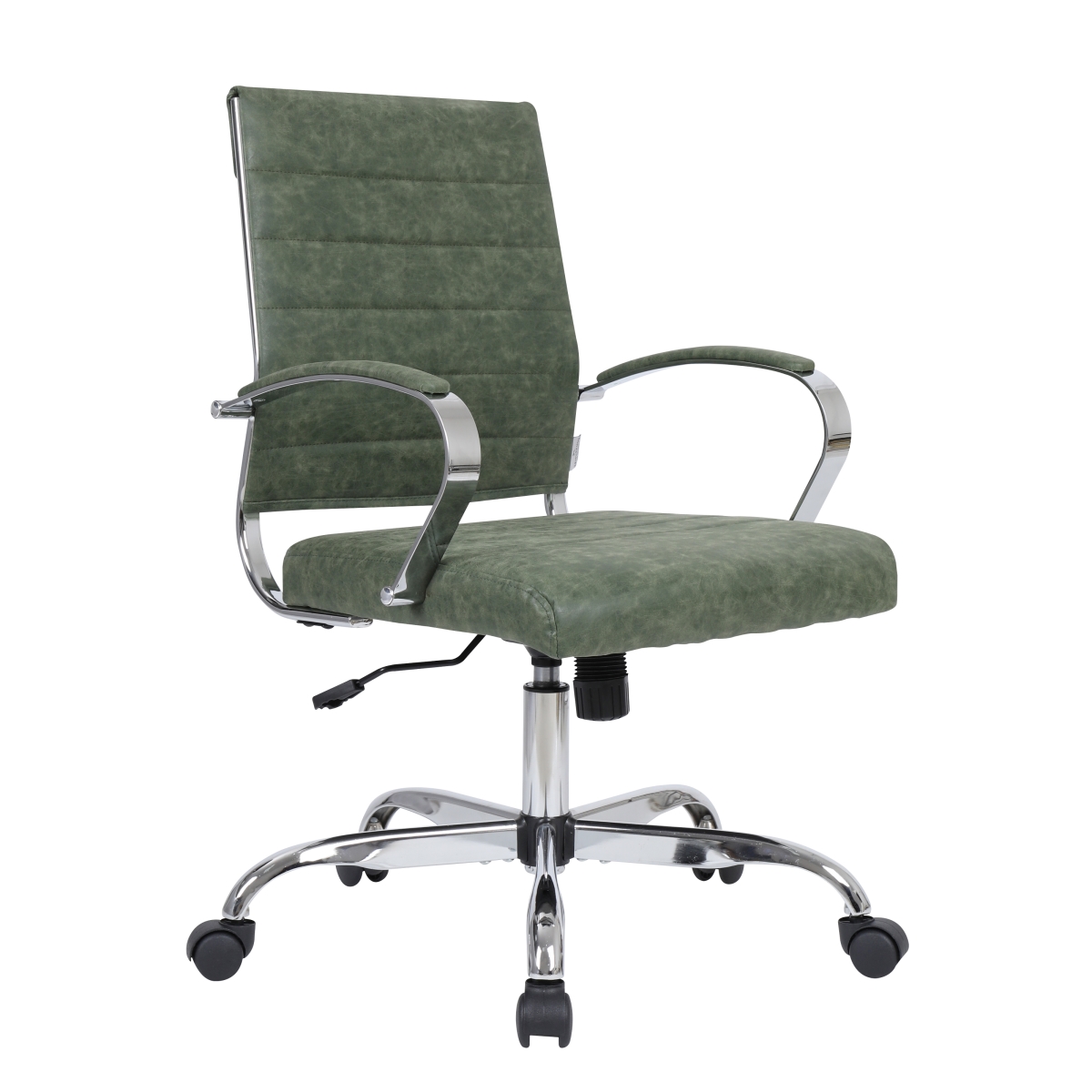 BO19GL Benmar Leather Office Chair, Green