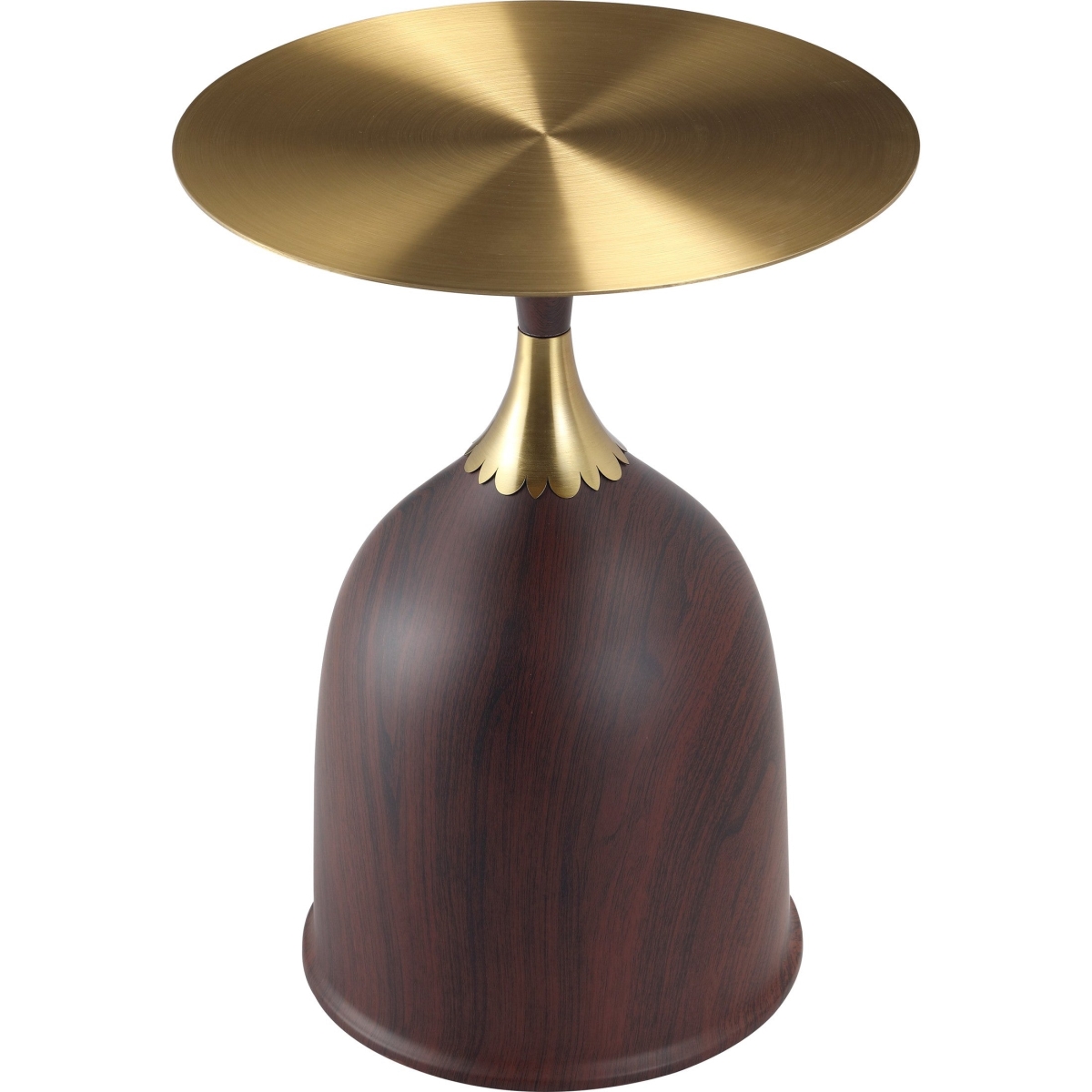 OST40WBR Oslo Collection Modern End Table, Wood Brown