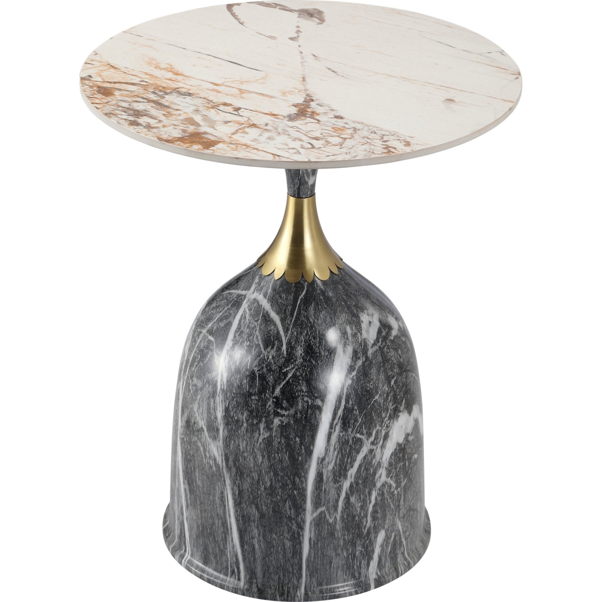 OST40GR Oslo Collection Modern End Table, Gray