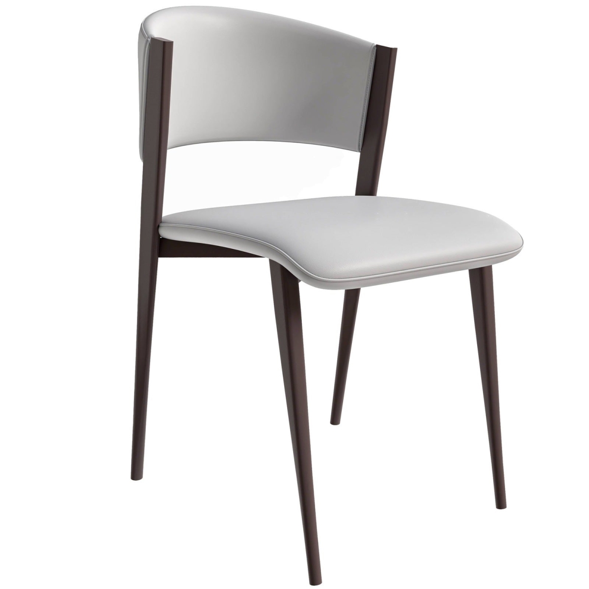 AC51W Aspen Collection Modern Dining Chair, White