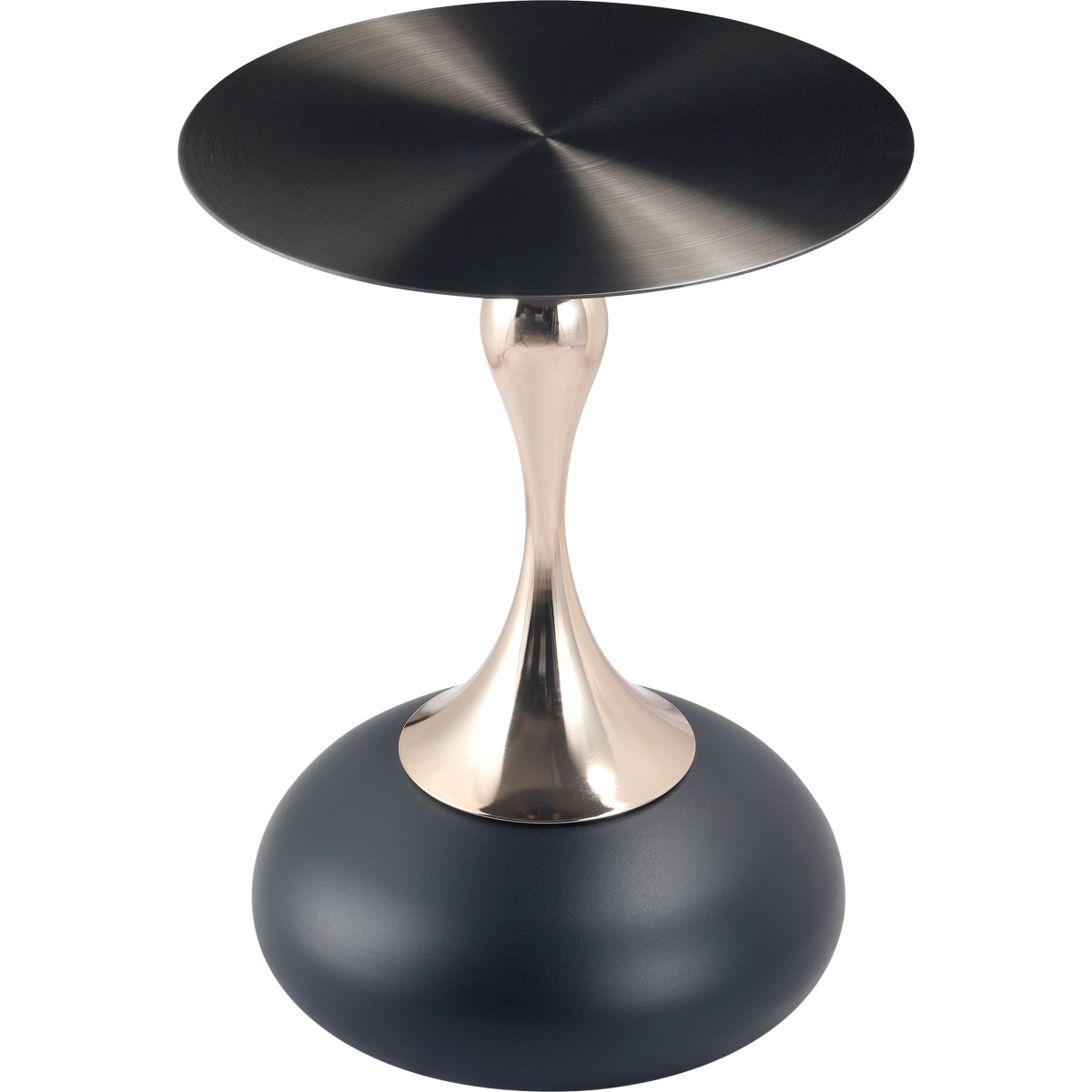 SST40MBL Savoy Collection Modern End Table, Matte Black