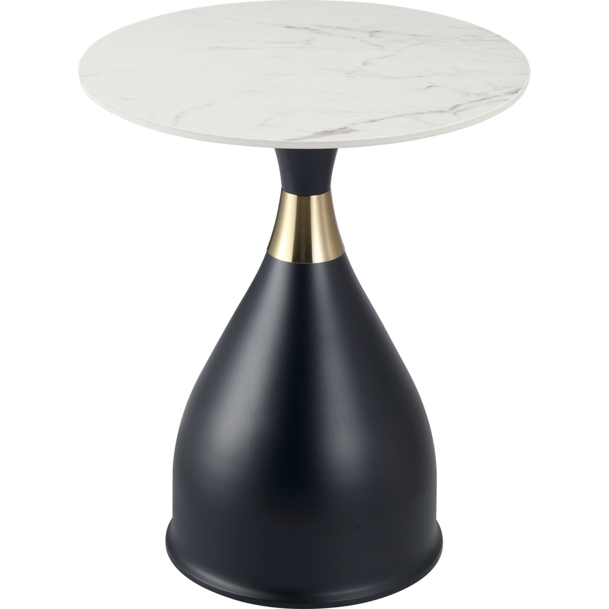 BST40BL Bento Collection Modern End Table, Black