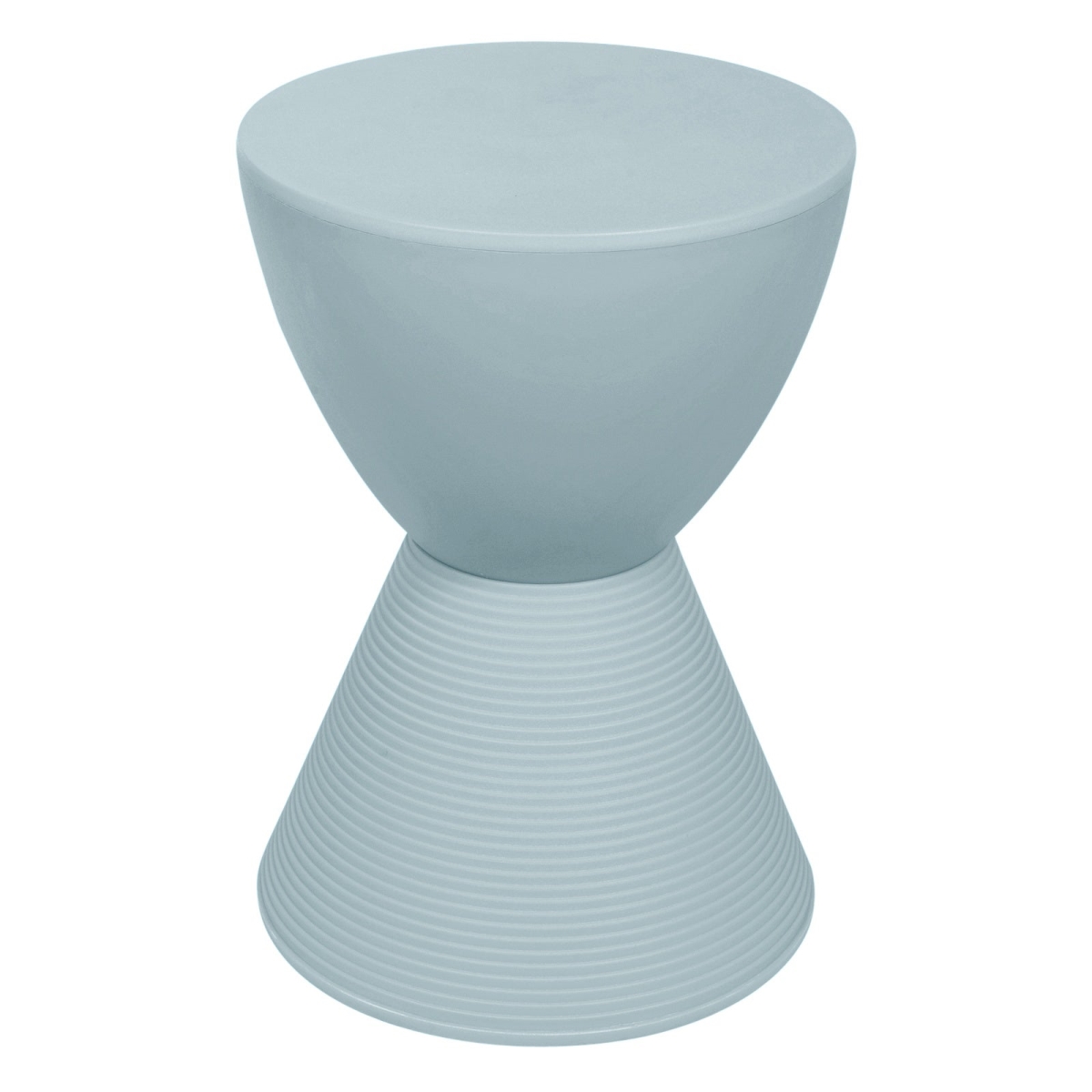 BS12DBU Boyd Modern Round Side Table, Dusty Blue