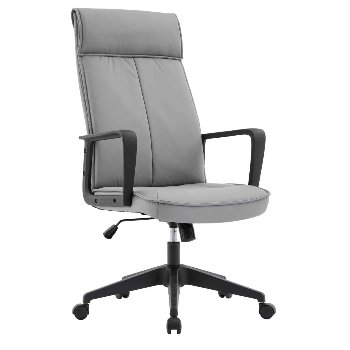 Aiaria Ergonomic High Back Office Chair - PU Leather/Polyester, Adjustable, Swivel, Comfortable