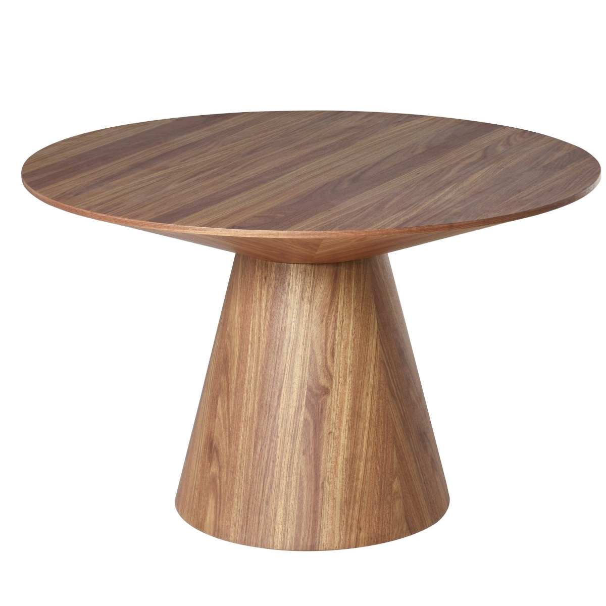 FT48NW Fynix Collection Modern Dining Table, Natural Wood