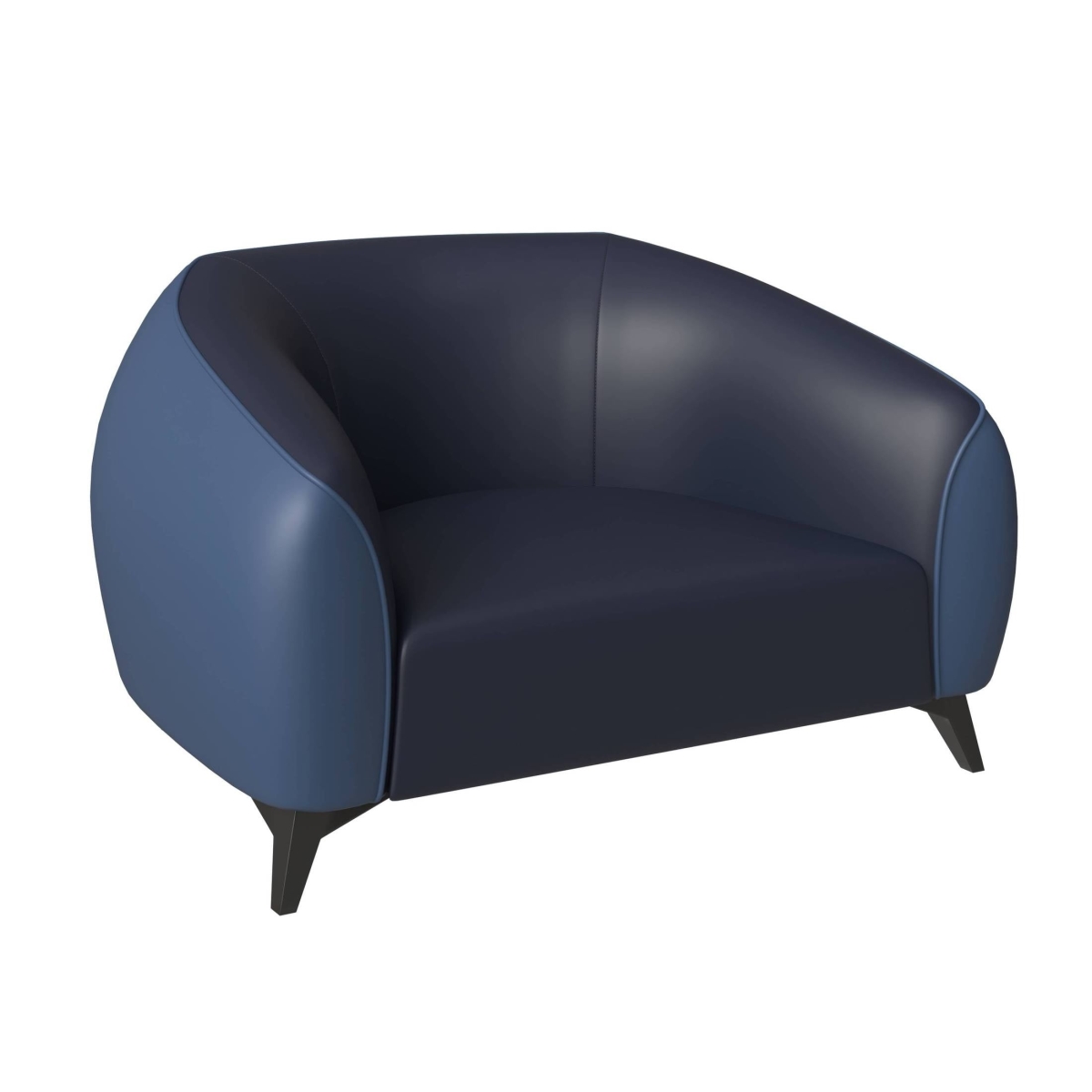 OS37BU Opula Collection Single Seater Sofa, Blue
