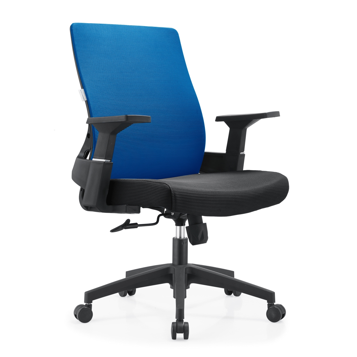 Brio Modern Office Chair with Adjustable Swivel Cotton Upholstered Task Chair