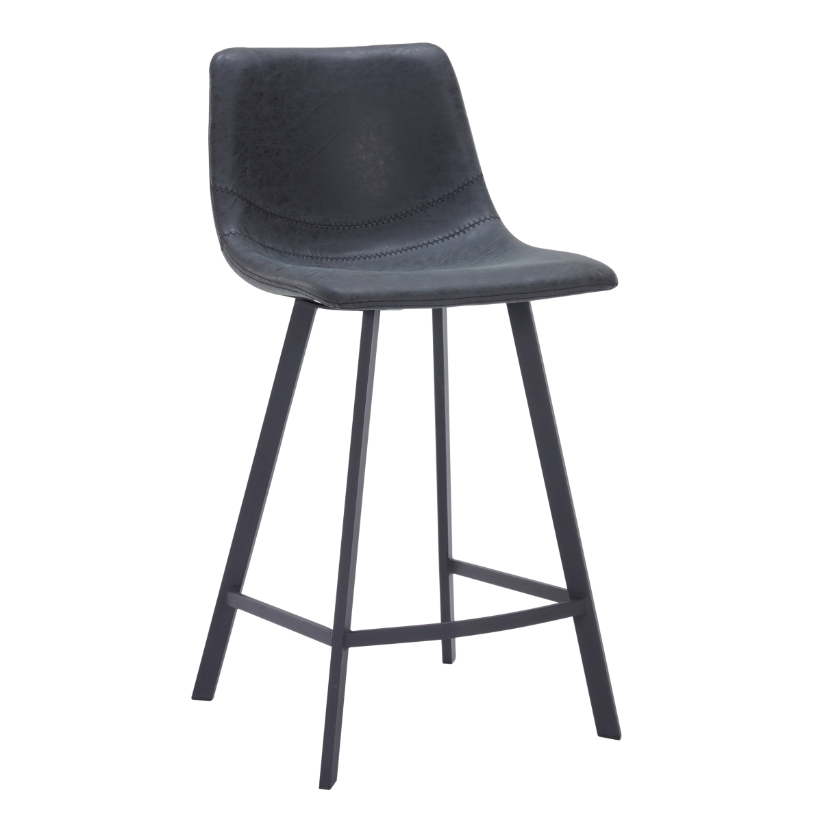ESBL-24BL Elland Counter Stool, Charcoal Black