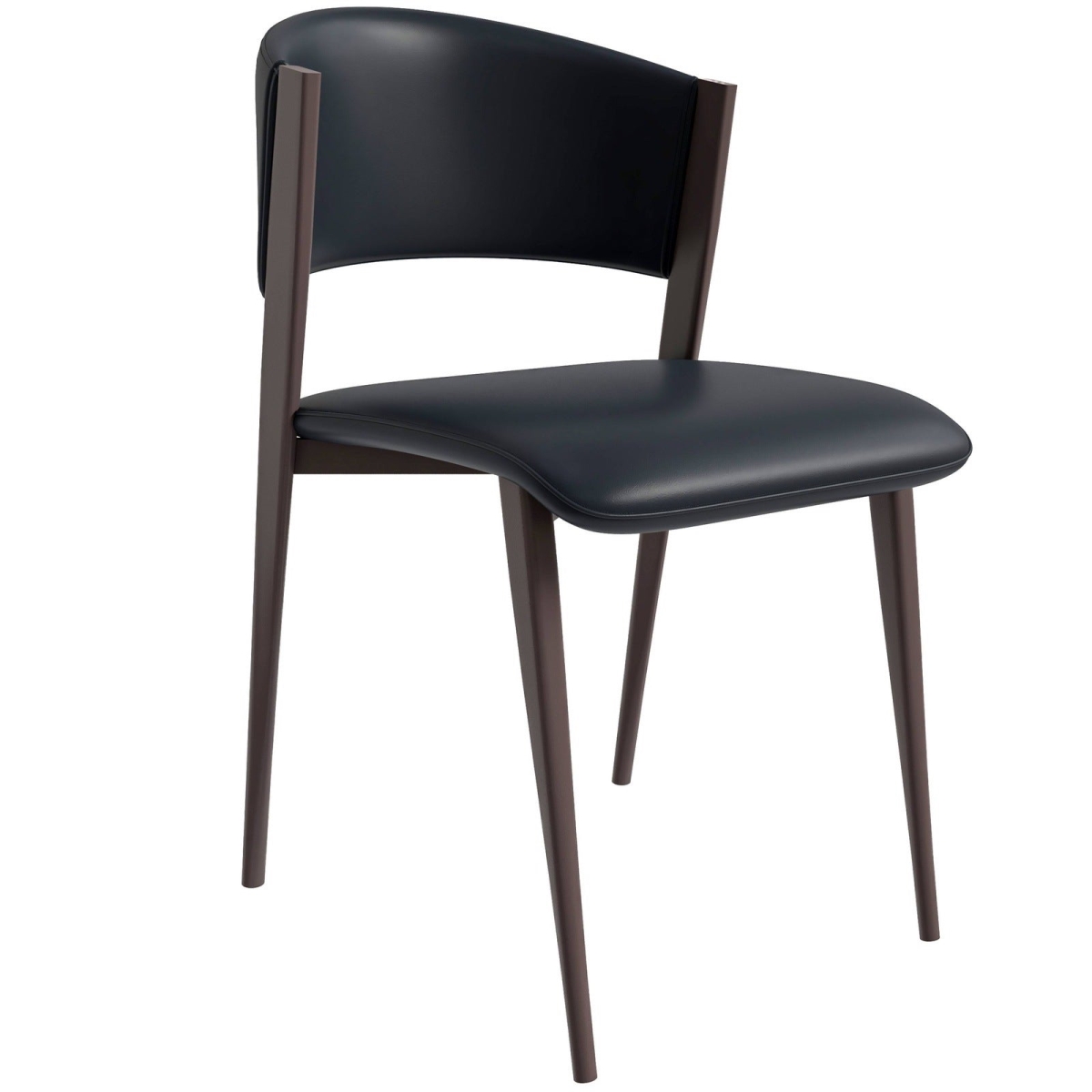 AC51BL Aspen Collection Modern Dining Chair, Black