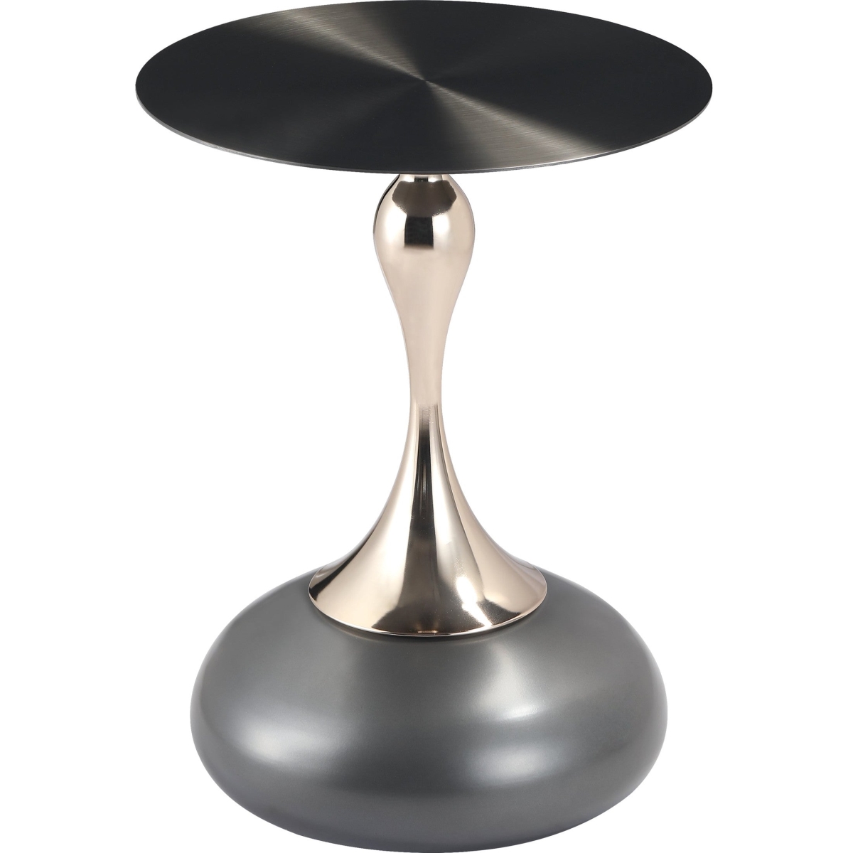 SST40GR Savoy Collection Modern End Table, Gray