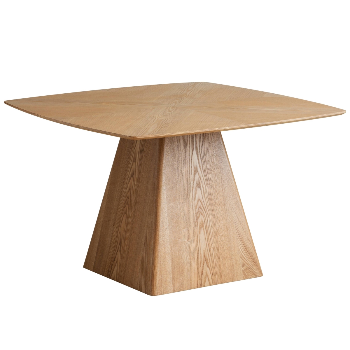 ZTNW-48NWT Zephry Collection Modern Dining Wooden Square Dining Table, Natural Wood