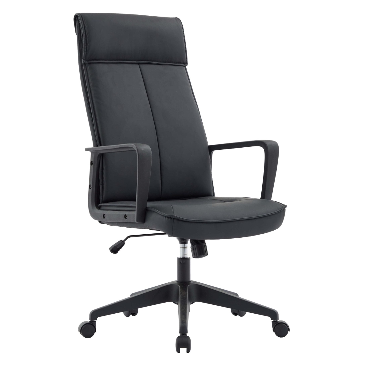 Aiaria Ergonomic High Back Office Chair - PU Leather/Polyester, Adjustable, Swivel, Comfortable