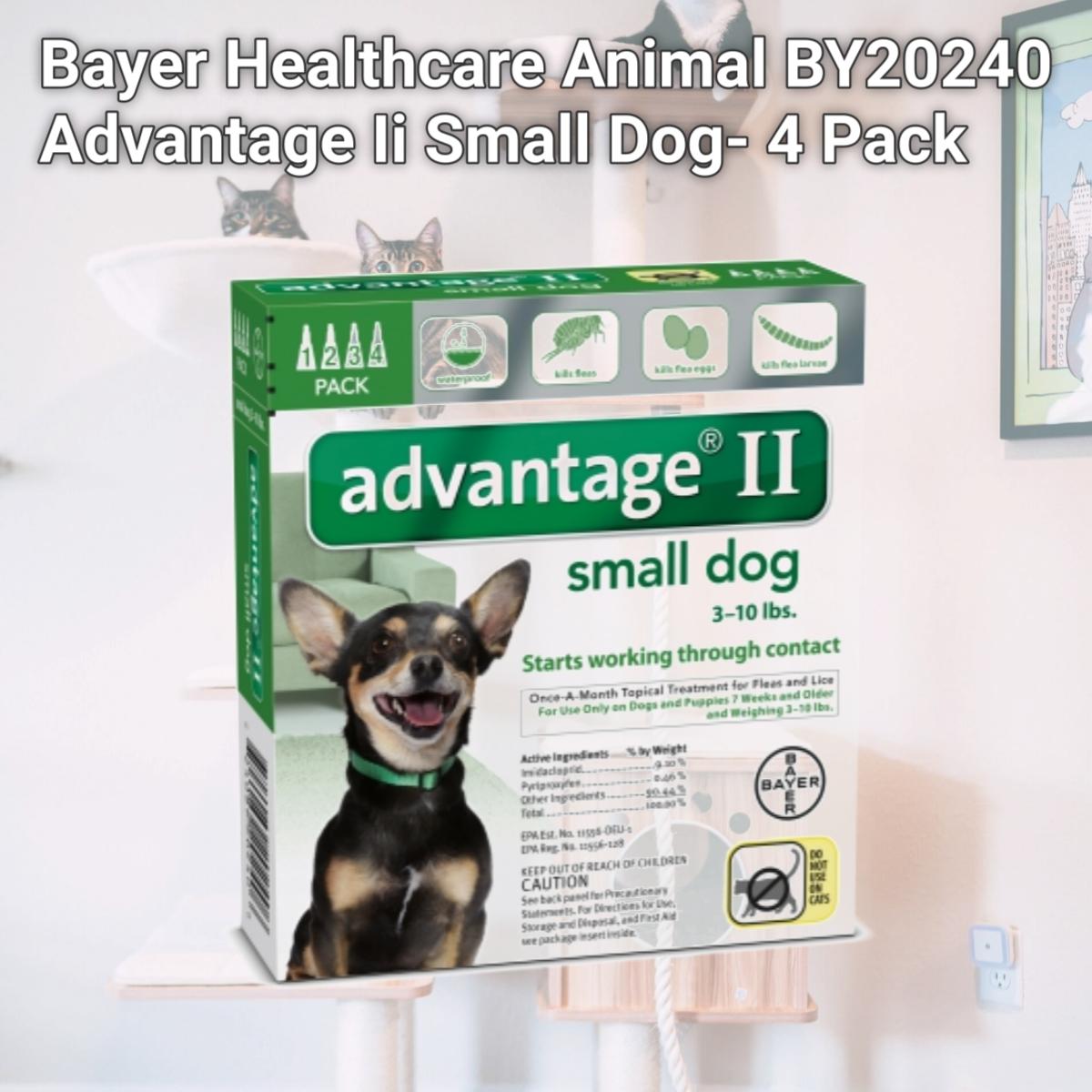 Picture of Bayer Healthcare Animal BY20240 Advantage Ii Small Dog- 4 Pack