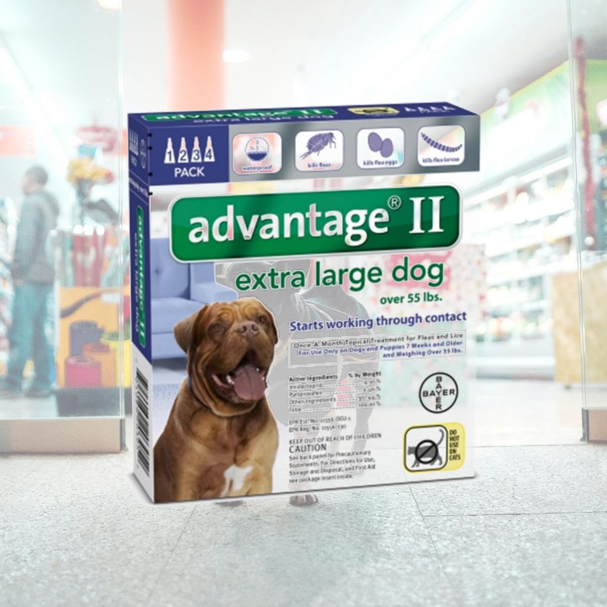 Picture of Bayer Healthcare Animal BY20305 Advantage Ii Extra Large Dog- 4 Pack