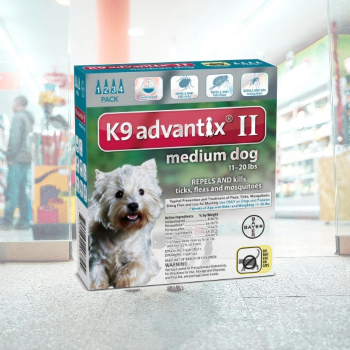 Picture of Bayer Healthcare Animal BY20372 K9 Advantix Ii Medium Dog- 4 Pack