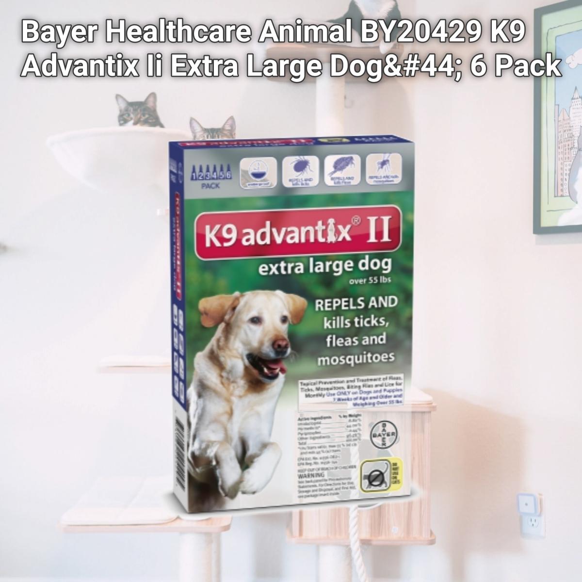 Picture of Bayer Healthcare Animal BY20429 K9 Advantix Ii Extra Large Dog&#44; 6 Pack