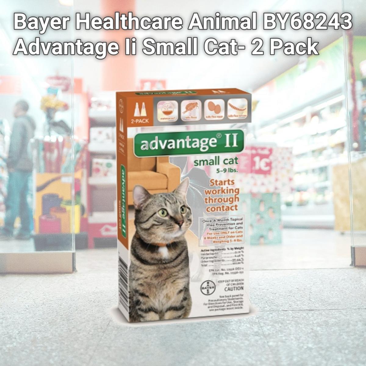 Picture of Bayer Healthcare Animal BY68243 Advantage Ii Small Cat- 2 Pack