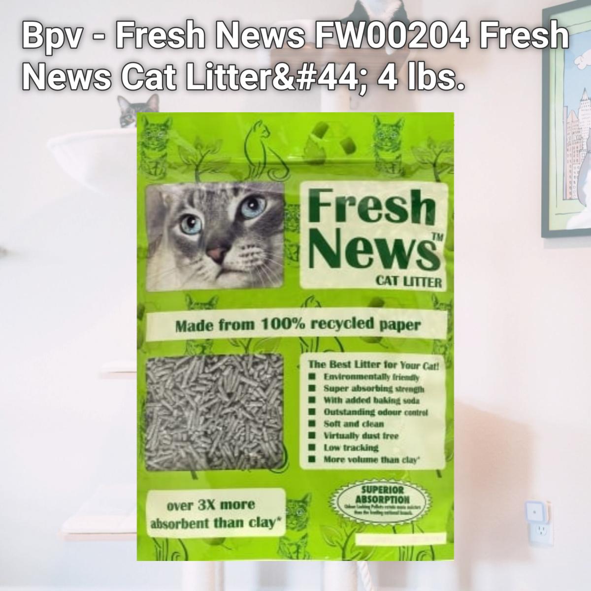 Picture of Bpv - Fresh News FW00204 Fresh News Cat Litter&#44; 4 lbs.