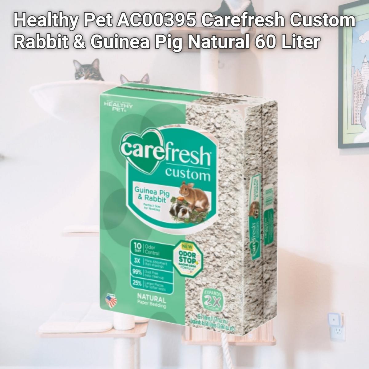 Picture of Healthy Pet AC00395 Carefresh Custom Rabbit & Guinea Pig Natural 60 Liter