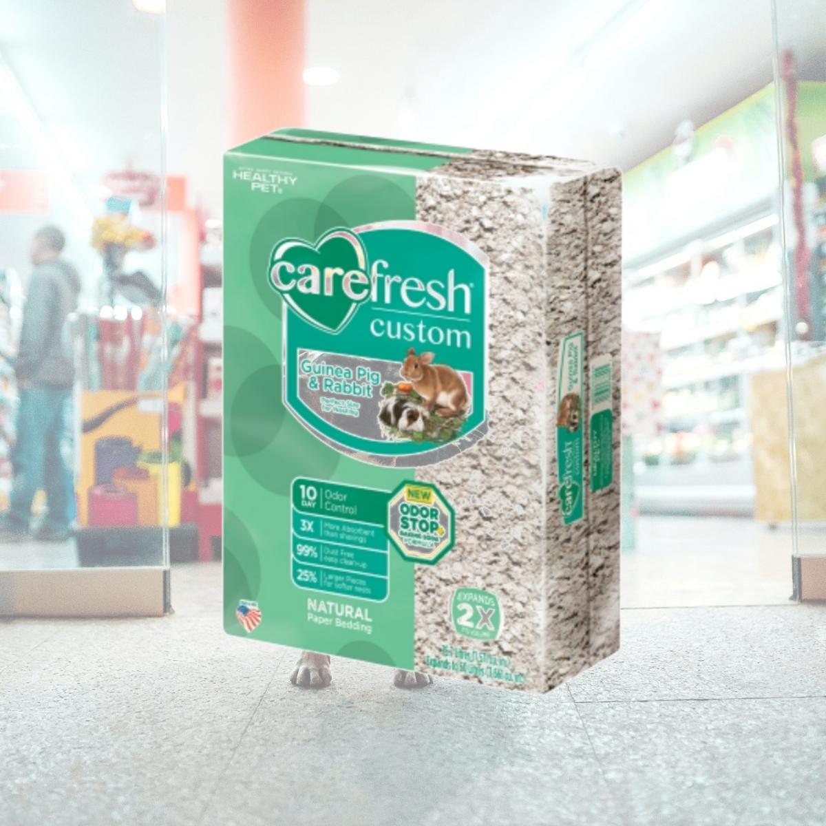 Picture of Healthy Pet AC00395 Carefresh Custom Rabbit & Guinea Pig Natural 60 Liter