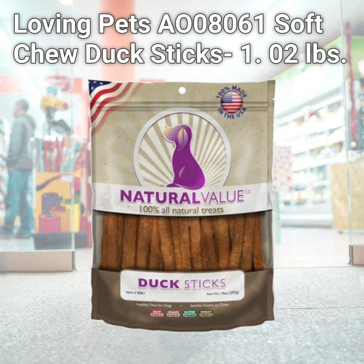 Picture of Loving Pets AO08061 Soft Chew Duck Sticks- 1. 02 lbs.