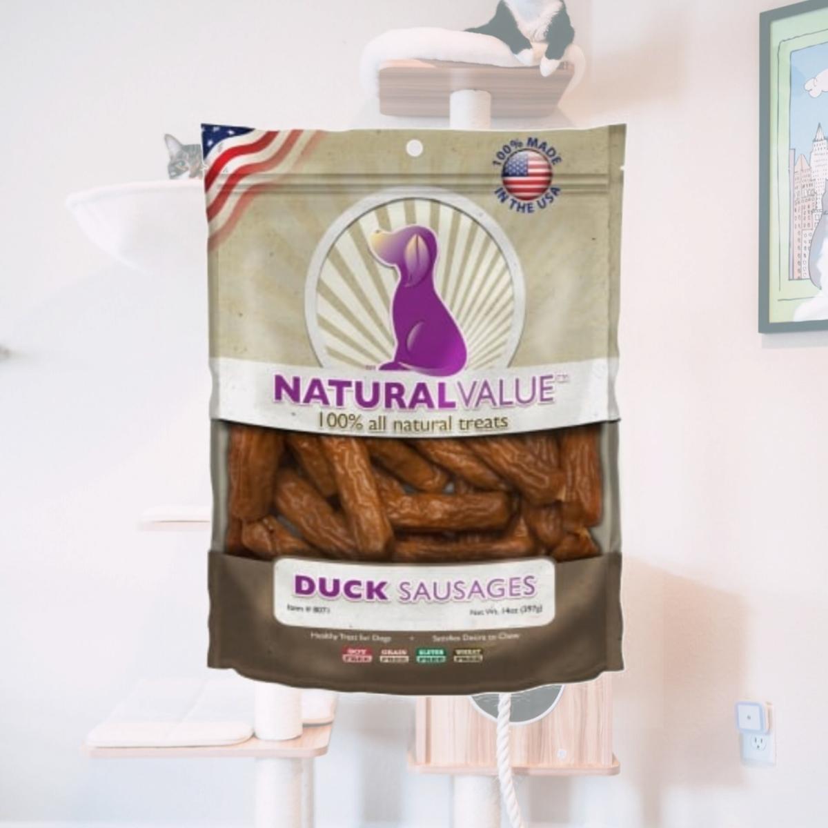 Picture of Loving Pets AO08071 Soft Chew Duck Sausages- 1. 02 lbs.