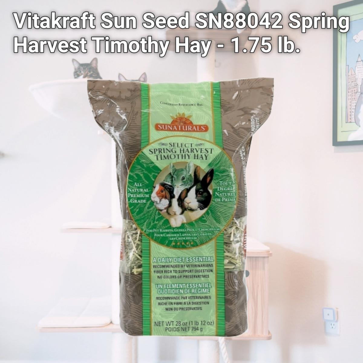 Picture of Vitakraft Sun Seed SN88042 Spring Harvest Timothy Hay - 1.75 lb.