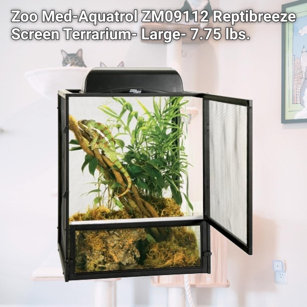 Picture of Zoo Med-Aquatrol ZM09112 Reptibreeze Screen Terrarium- Large- 7.75 lbs.