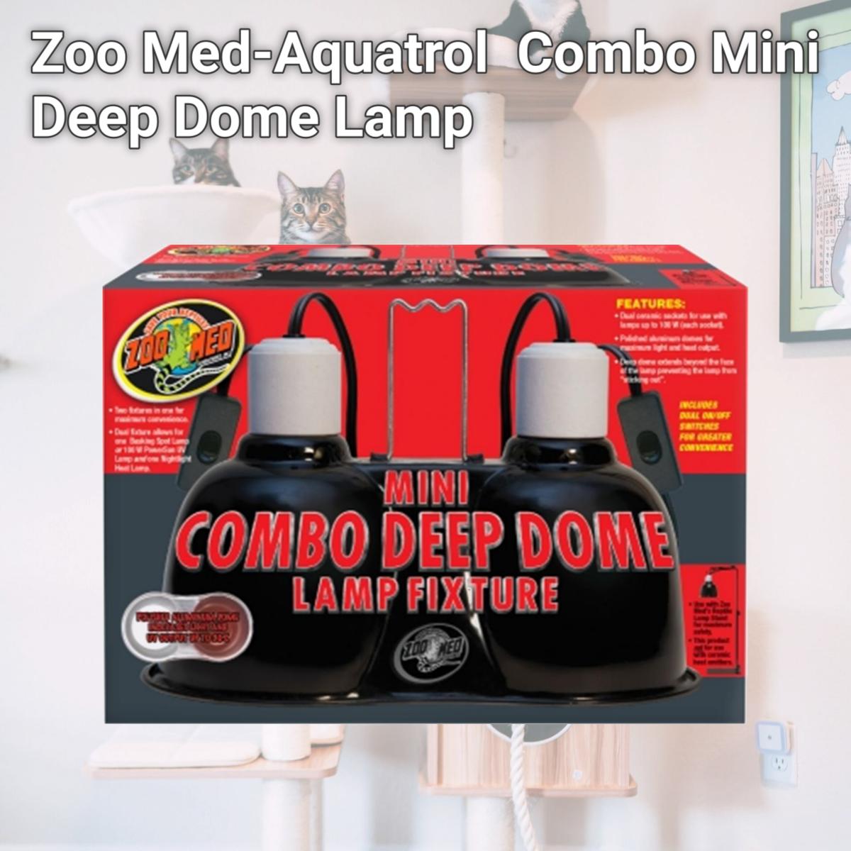 Picture of Zoo Med-Aquatrol ZM32190 Combo Mini Deep Dome Lamp