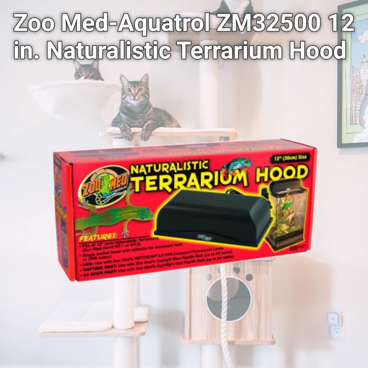 Picture of Zoo Med-Aquatrol ZM32500 12 in. Naturalistic Terrarium Hood