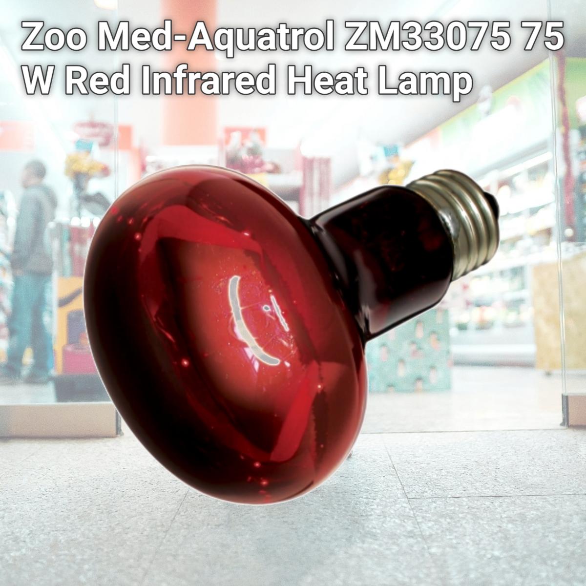 Picture of Zoo Med-Aquatrol ZM33075 75 W Red Infrared Heat Lamp