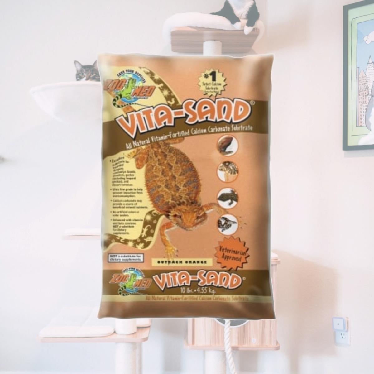 Picture of Zoo Med-Aquatrol ZM76255 Vita Sand Outback Orange 10 Lb-