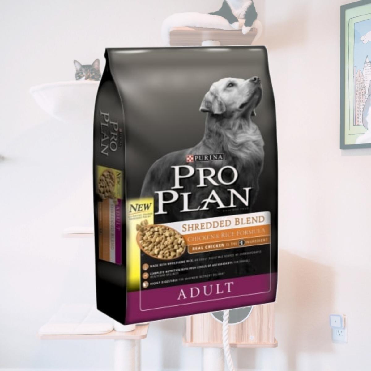Picture of Nestle Purina Pet Care Pro NP13059 Pro Plan Chicken-Rice Shredded Blend 35 LB