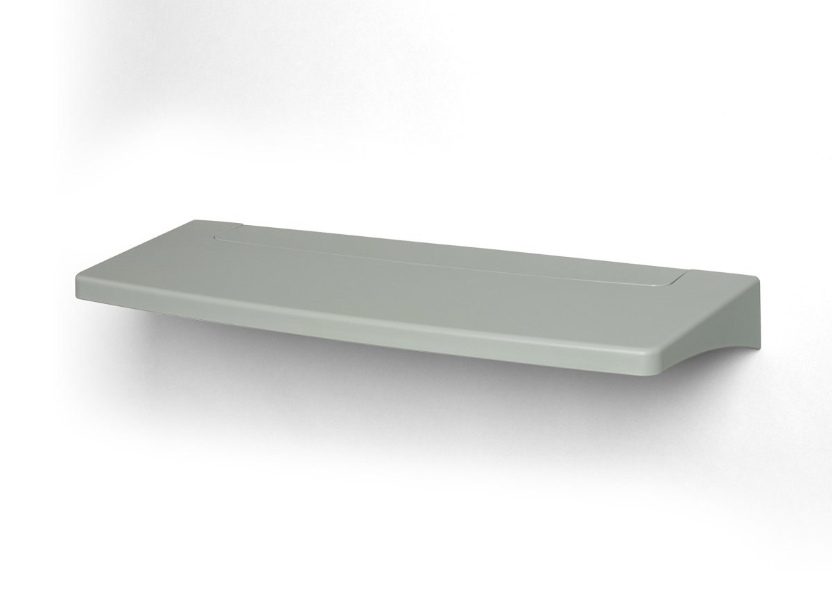 22 in. Folding Shelf, Gray