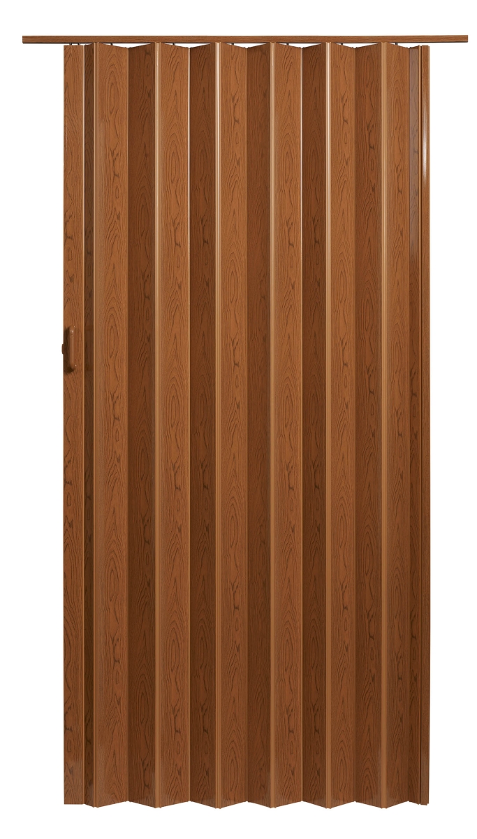 48 x 80 in. Oakmont Vinyl Folding Door, Pecan