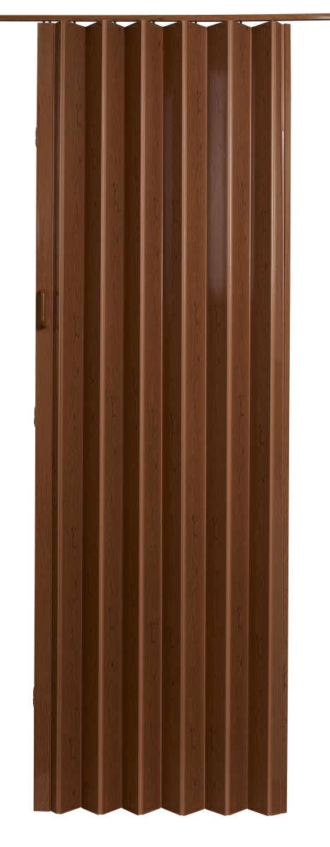 36 x 96 in. Oakmont Vinyl Folding Door, Pecan